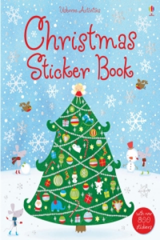 Книга Christmas Sticker Book Fiona Watt