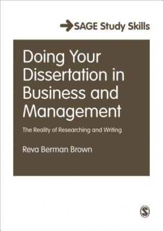 Buch Doing Your Dissertation in Business and Management Reva Berman Brown