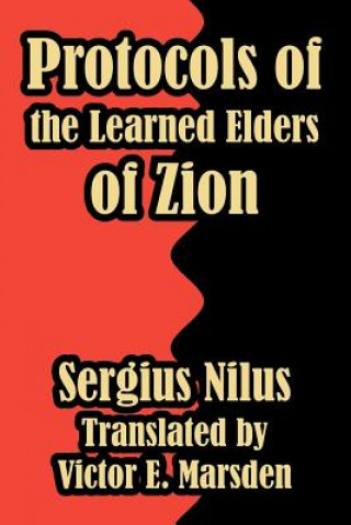 Książka Protocols of the Learned Elders of Zion Sergius Nilus