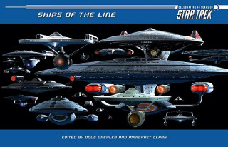 Kniha Star Trek Ships of the Line Doug Drexler