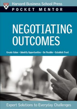 Boek Negotiating Outcomes Harvard Business School Press