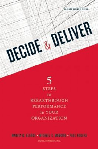 Книга Decide and Deliver Marcia Blenko