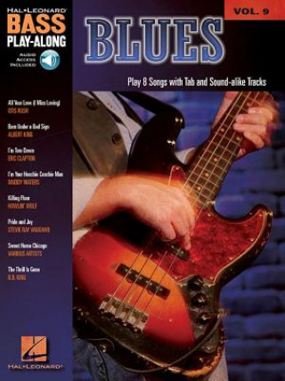 Kniha Blues Bass Play-along Hal Leonard Corp