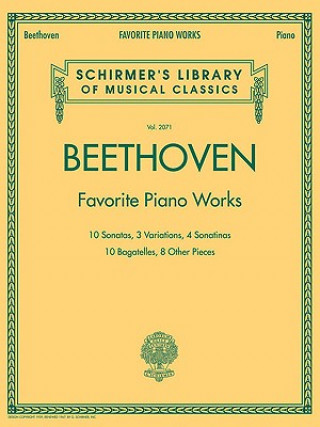 Carte Beethoven - Favorite Piano Works 