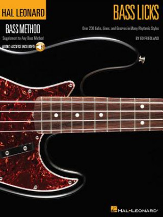 Book Hal Leonard Bass Method - Bass Licks Ed Friedland