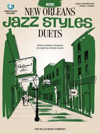 Carte More New Orleans Jazz Styles Duets - Book/CD William Gillock