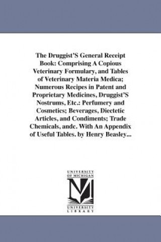 Carte Druggist'S General Receipt Book Henry. Beasley