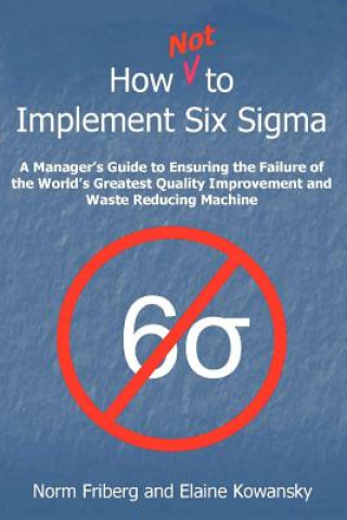 Kniha How Not to Implement Six SIGMA Elaine