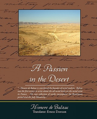 Книга Passion in the Desert Honoré De Balzac