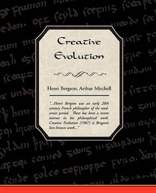 Könyv Creative Evolution Henri Bergson