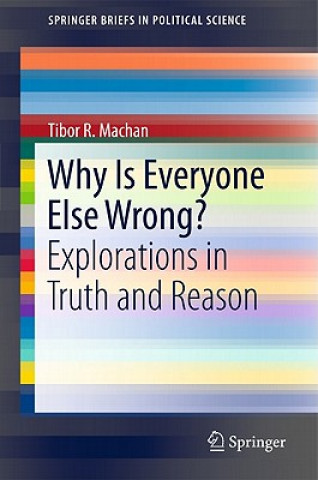 Kniha Why Is Everyone Else Wrong? Tibor R. Machan