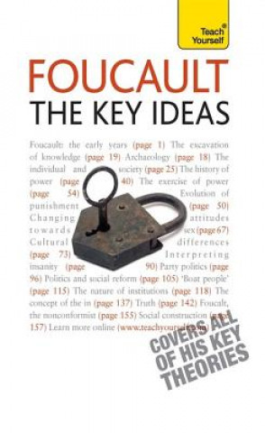 Carte Foucault - The Key Ideas Paul Oliver