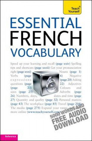 Carte Essential French Vocabulary: Teach Yourself Noel Saint-Thomas