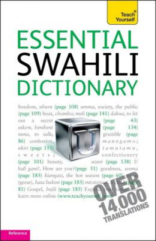 Carte Essential Swahili Dictionary: Teach Yourself D. V. Perrott