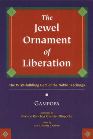 Kniha Jewel Ornament of Liberation Je Gampopa