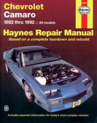 Book Chevrolet Camaro (1982-92) All Models Automotive Repair Manu J H Haynes