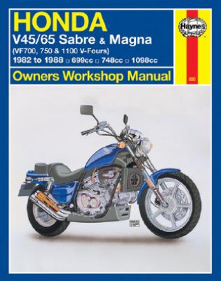 Carte Honda V45/65 Sabre & Magna (82 - 88) J H Haynes