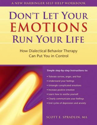 Book Don't Let Your Emotions Run Your Life Scott E Spradlin