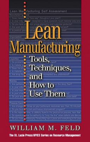 Kniha Lean Manufacturing William M Feld