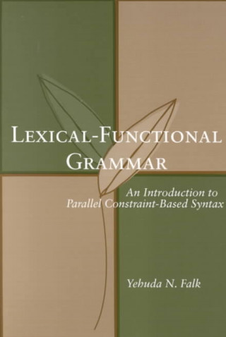 Livre Lexical-Functional Grammar YehudaN Falk