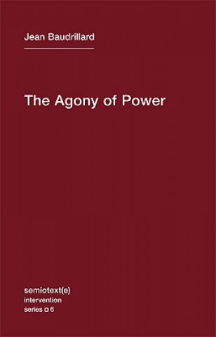 Kniha Agony of Power Jean Baudrillard