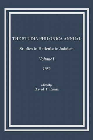 Livre Studia Philonica Annual David T. Runia