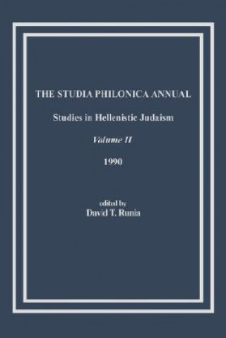 Carte Studia Philonica Annual, II, 1990 David T. Runia