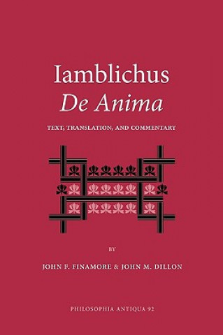 Book Iamblichus De Anima John F. Finamore