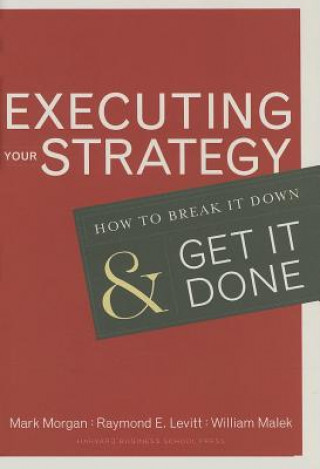 Knjiga Executing Your Strategy Mark Morgan