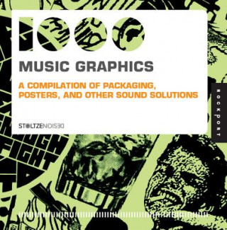 Книга 1,000 Music Graphics (Mini) Stoltz Design