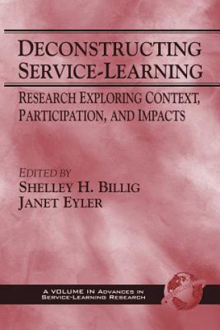 Kniha Deconstructing Service-Learning: Research Exploring Context, Participation and Impacts Shelley H. Billig