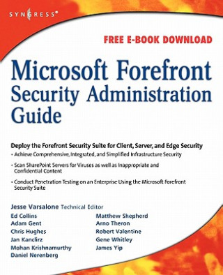 Knjiga Microsoft Forefront Security Administration Guide Varsalone