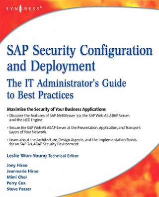 Kniha SAP Security Configuration and Deployment Hirao