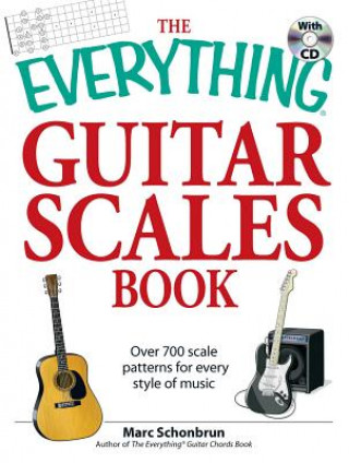Kniha Everything Guitar Scales Book with CD Marc Schonbrun
