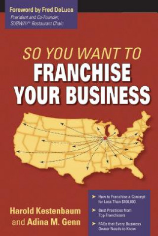 Kniha So You Want to Franchise Your Business Kestenbaum