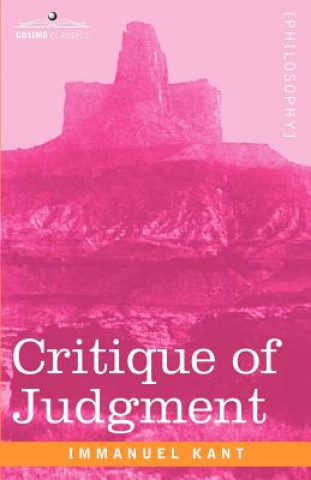 Kniha Critique of Judgment Kant