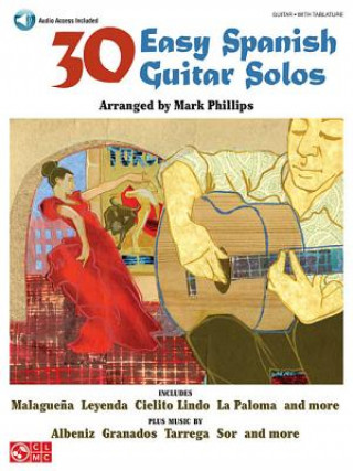 Könyv 30 Easy Spanish Guitar Solos 