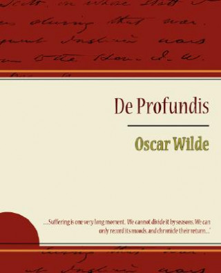 Carte de Profundis - Oscar Wilde Oscar Wilde