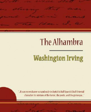 Kniha Alhambra - Washington Irving Irving Washington