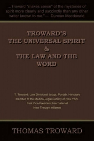 Book Troward's The Universal Spirit & The Law and the Word Thomas Troward