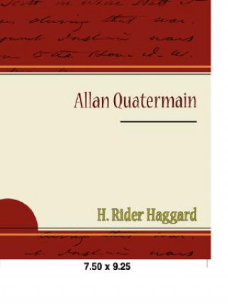 Book Allan Quatermain H. Rider Haggard