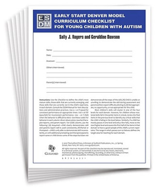 Книга Early Start Denver Model Curriculum Checklist for Young Children with Autism Sally J Rogers