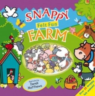 Książka Snappy Felt Fun: Farm Derek Mathews