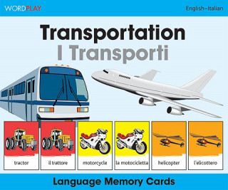 Knjiga Language Memory Cards - Transportation - English-spanish 