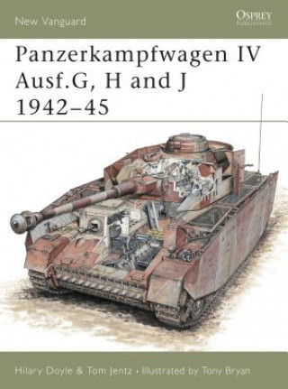 Kniha Panzerkampfwagen IV Ausf.G, H and J 1942-45 Hilary L. Doyle