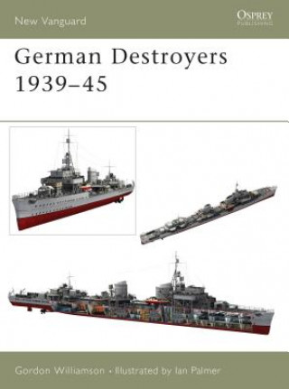 Könyv German Destroyers 1939-45 Gordon Williamson