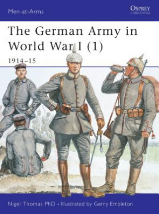 Kniha German Army in World War I (1) Nigel Thomas