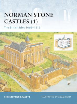 Książka Norman Stone Castles (1) Christopher Gravett