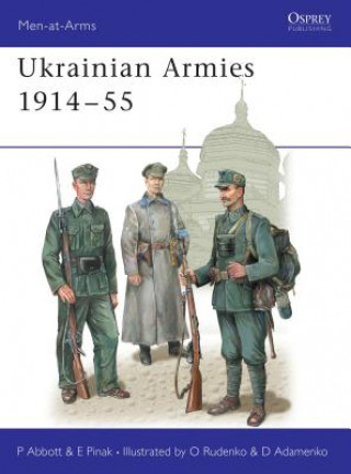 Carte Ukrainian Armies 1914-55 Peter Abbott