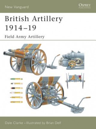 Könyv British Artillery 1914-19 Dale Clarke